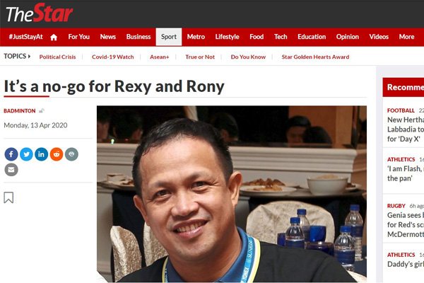 2 Pemain Legenda Indonesia Jadi Incaran Bulutangkis Malaysia - iMSPORT