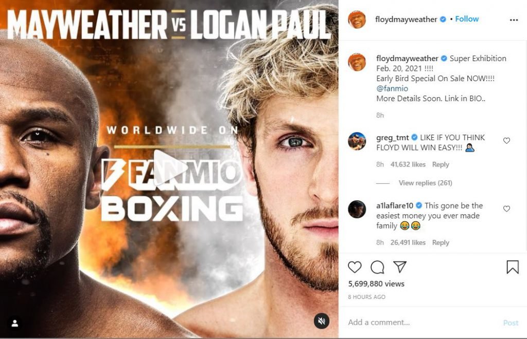 mayweather vs logan paul - iMSPORT.TV