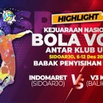 Kejurnas Bola Voli Indoor Antar Klub U-17 2021 Indomaret vs V3 KALTIM - iMSPORT.TV