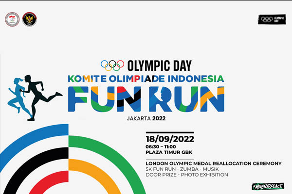 NOC Indonesia Gelar Olympic Day Fun Run 2022 - iiMSPORT.TV
