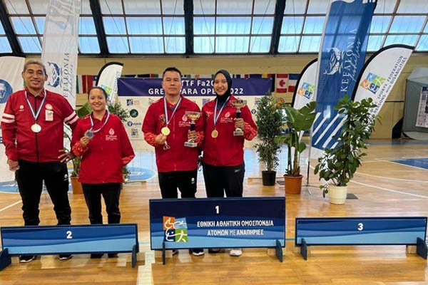 Para-Tenis Meja Indonesia 3 emas enam perak ITTF Fa20 Argostoli Para Open 2022 - iMSPORT.TV