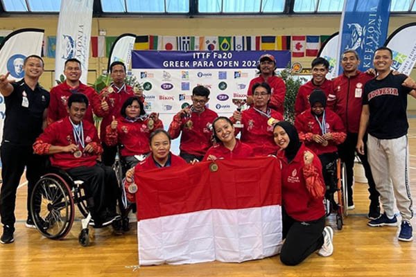 Para-Tenis Meja Indonesia Raih 3 Medali Emas di Yunani - iMSPORT.TV