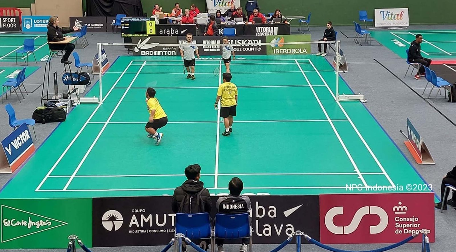 Cuplikan pertandingan Para-Bulutangkis Indonesia