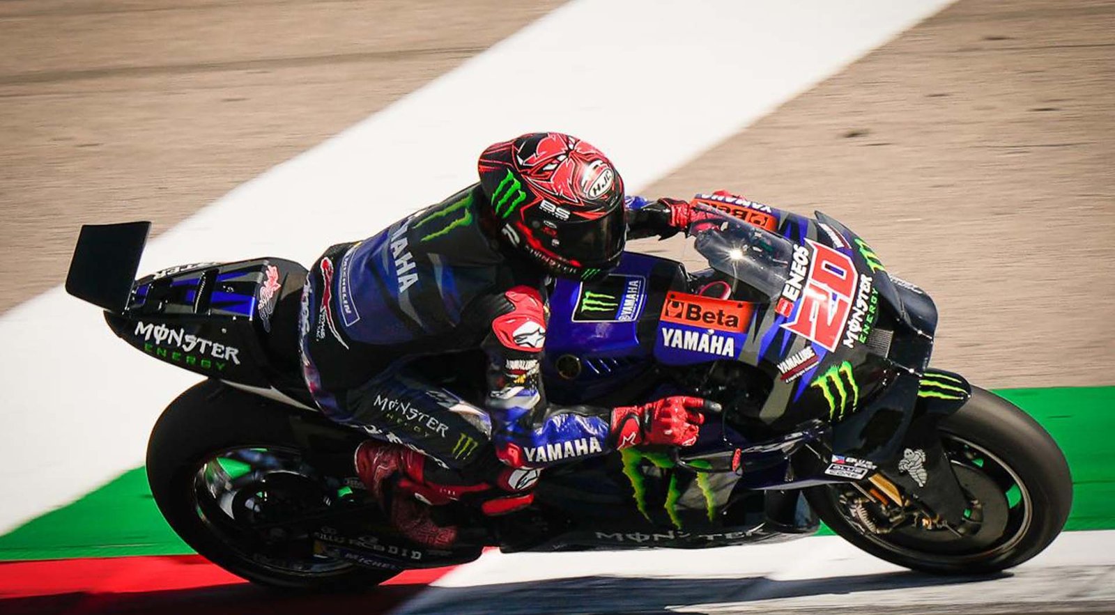 Fabio Quartararo saat tes motogp di sirkuit Portimao.Photo by: MotoGP