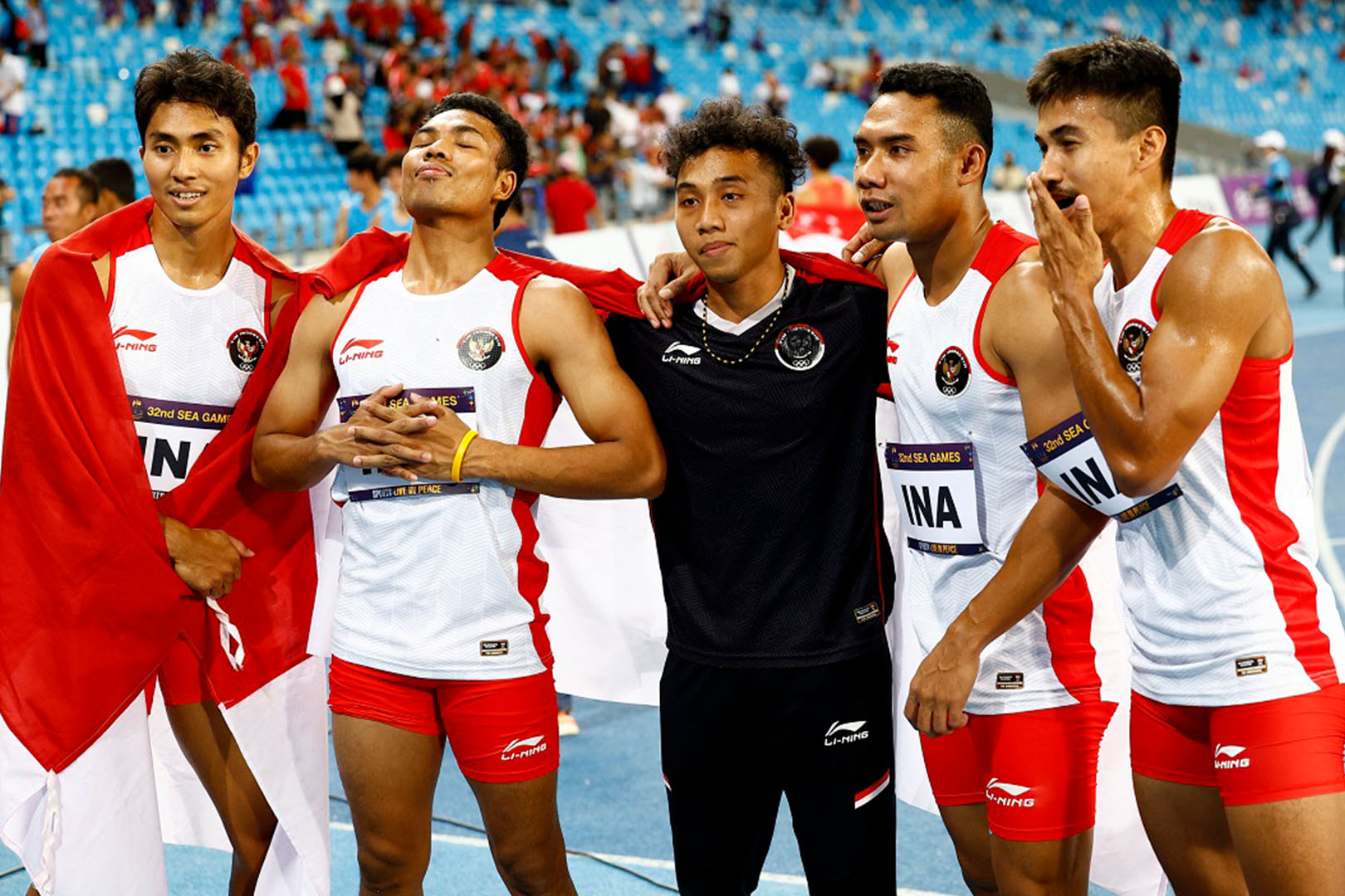 Tim Estafet Putra 4x100m atletik Indonesia