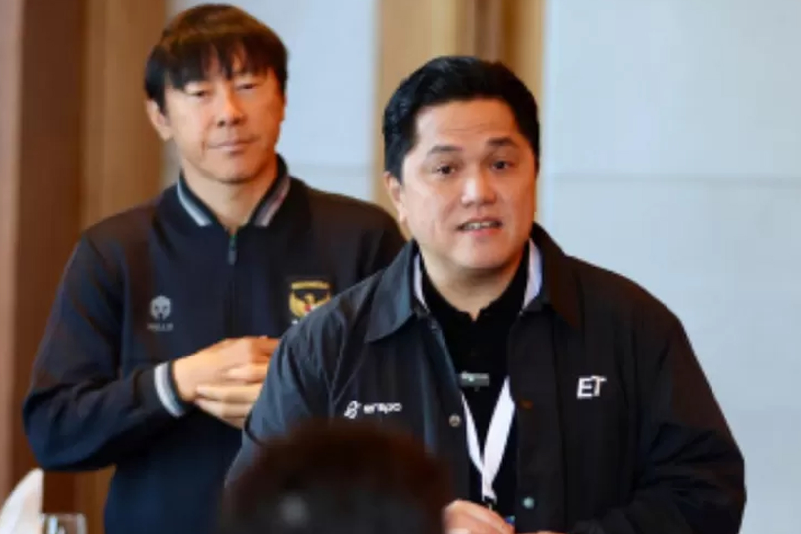 Erick Thohir Kasih Kode Apakah Shin Tae-yong Tetap Bersama Kita - iMSPORT.TV