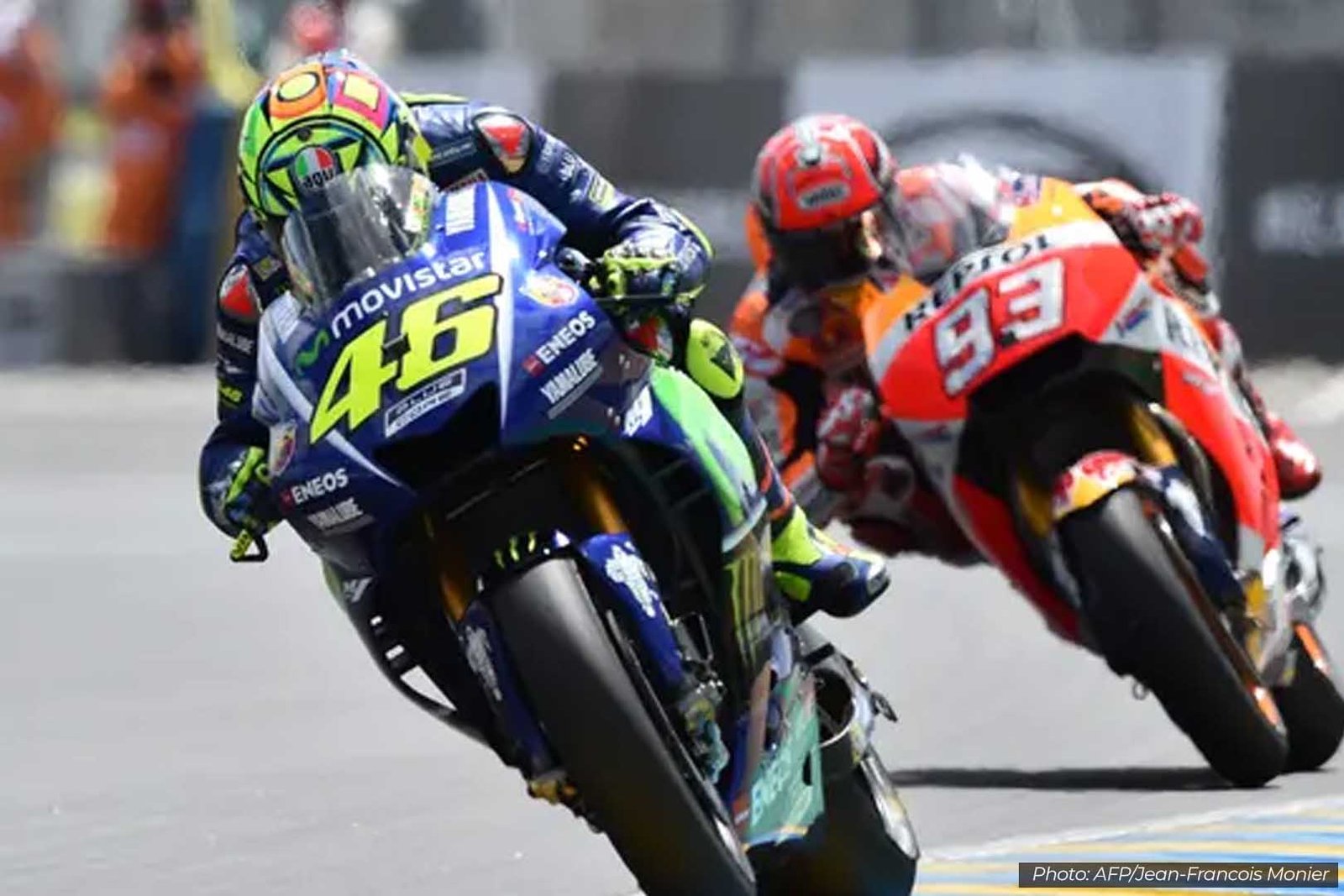 6 Duel Panas Marc Marquez vs Valentino Rossi Paling Heboh! - iMSPORT.TV