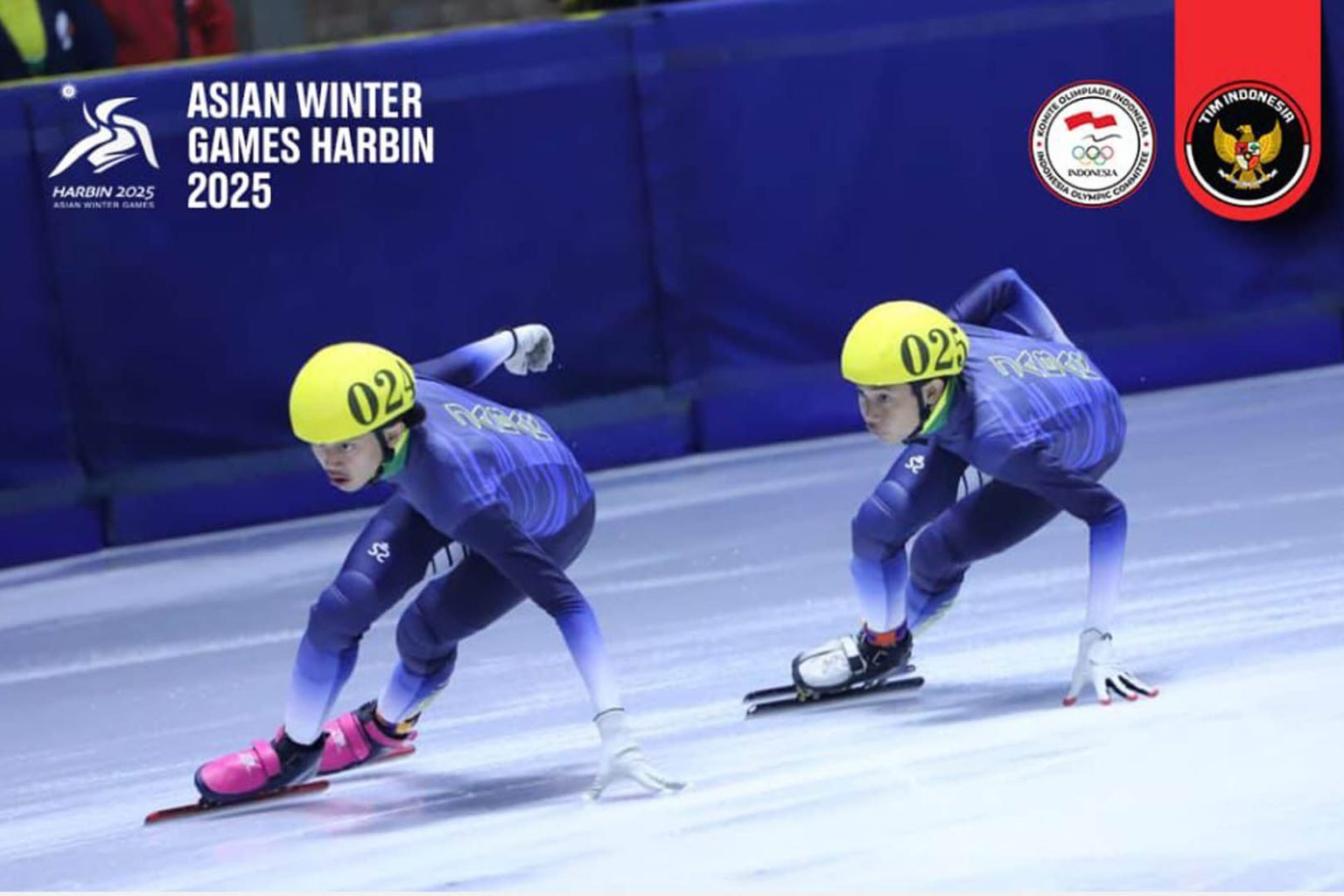 Atlet Ice Skating Indonesia di Asian Winter Games 2025 tanding hari ini