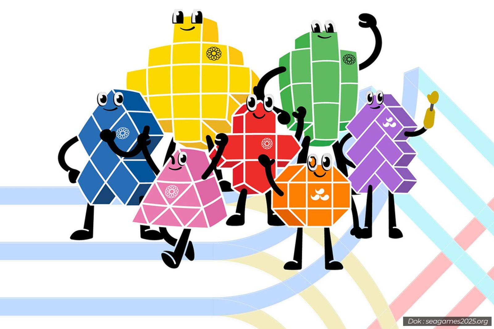 Maskot SEA Games 2025 Penuh Warna dan Cerita