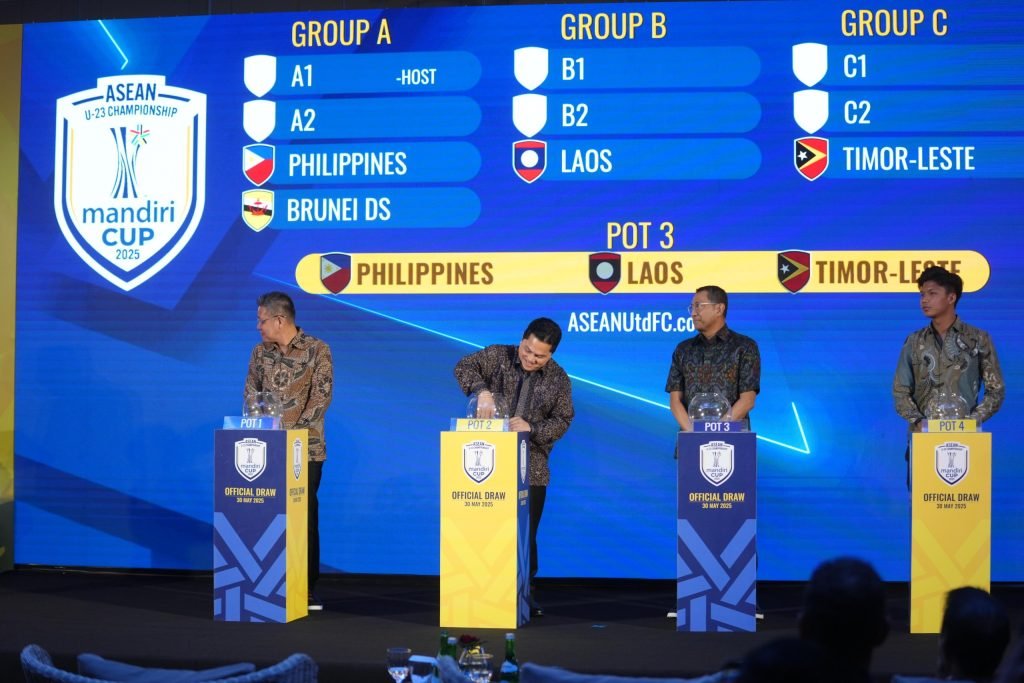 AFF U-23 Indonesia Satu Grup dengan Malaysia