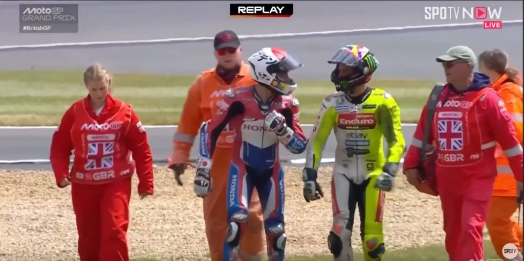 MotoGP Inggris 2025 Marc Marquez Jatuh dan Start Diulang - iMSPORT.TV