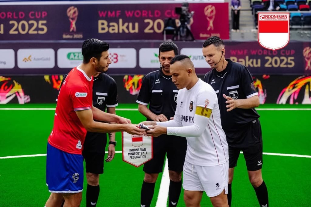 Piala Dunia Mini Football 2025 Timnas Indonesia Puncaki Grup E usai Kalahkan Kosta Rika