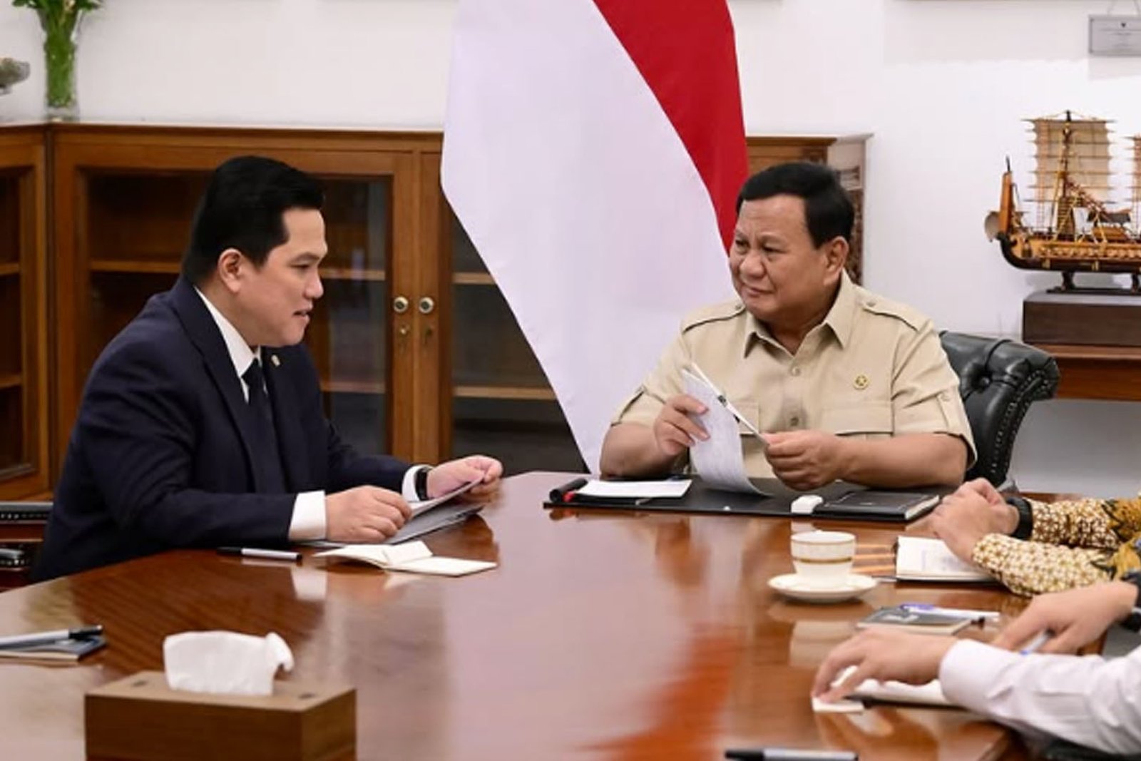 Erick Thohir Presiden Prabowo Jadi Dewan Kehormatan PSSI - iMSPORT.TV