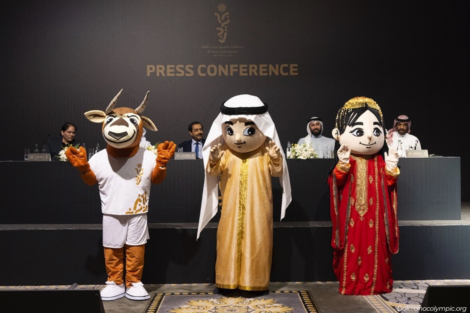 Bahrain unveils mascot “Shahab” for 3rd Asian Youth Games