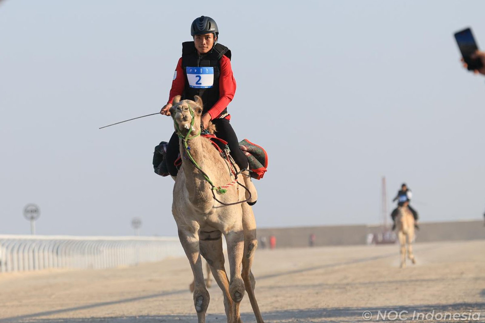 Fathih Cetak Sejarah Atlet Balap Unta Pertama Indonesia Tampil di Multievent Internasional