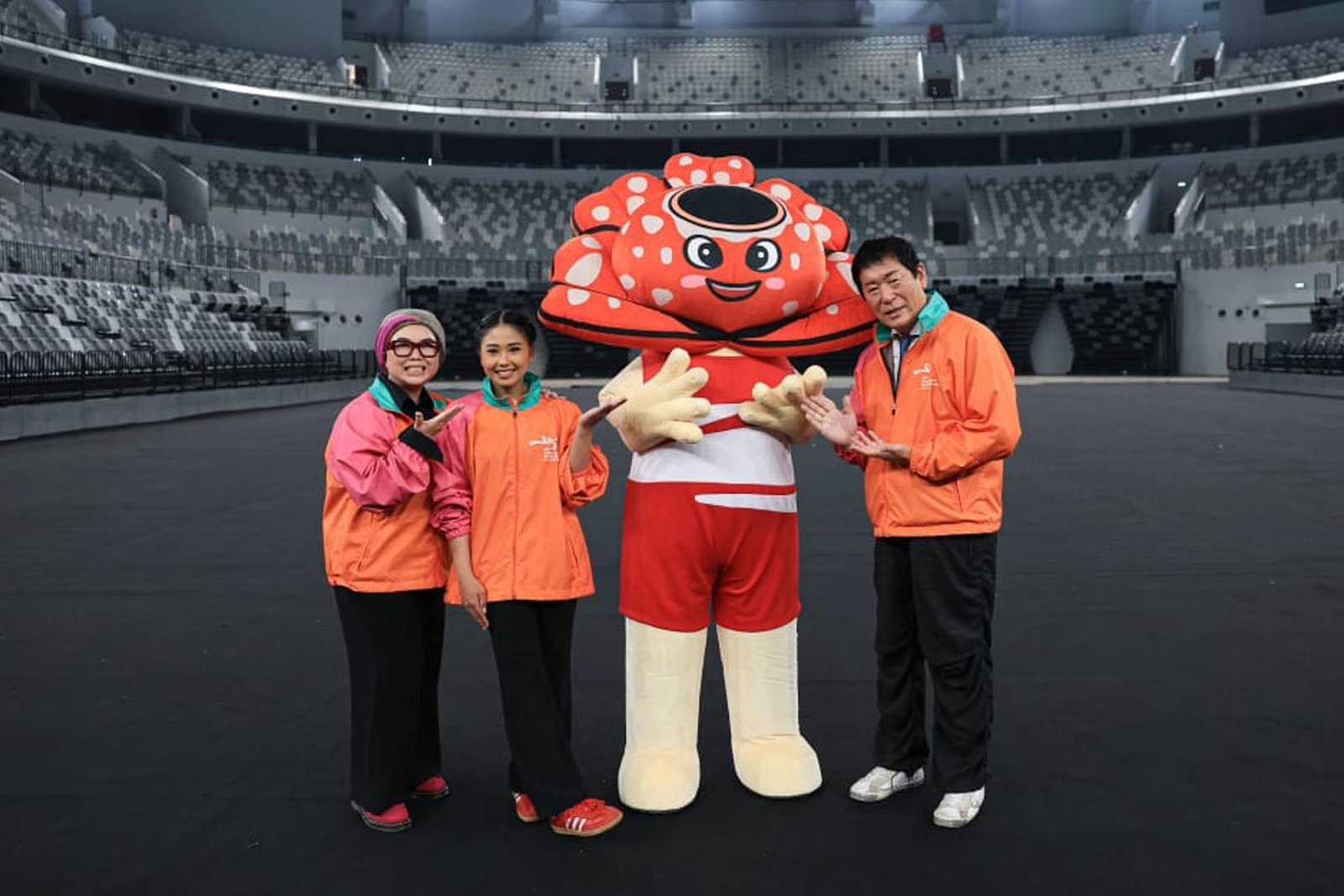 Nodi, Rafflesia Raksasa, Maskot Kejuaraan Dunia Gimnastik 2025 Jakarta