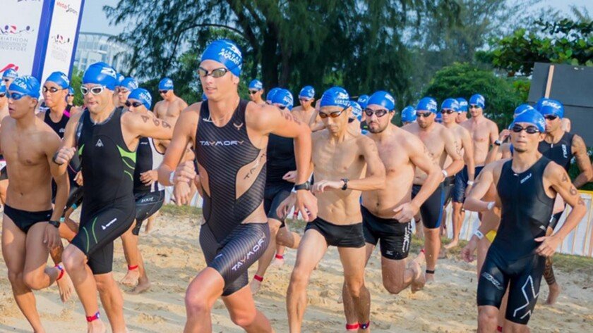 Salah satu contoh Aquathlon