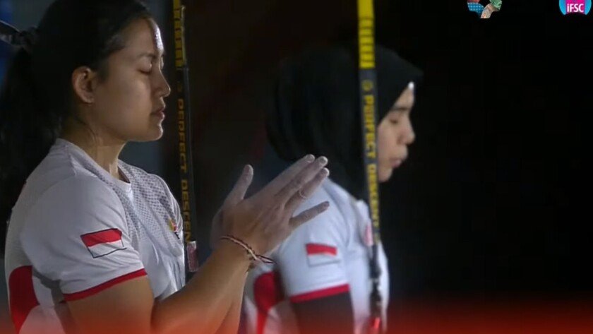 Atlet Panjat Tebing Indonesia Dominasi Podium Speed IFSC Masters Neom 2023 - iMSPORT.TV