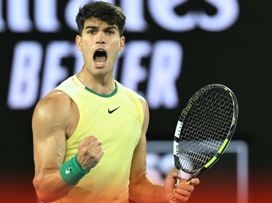 Carlos Alcaraz Libas Gasquet di Australian Open - iMSPORT.TV