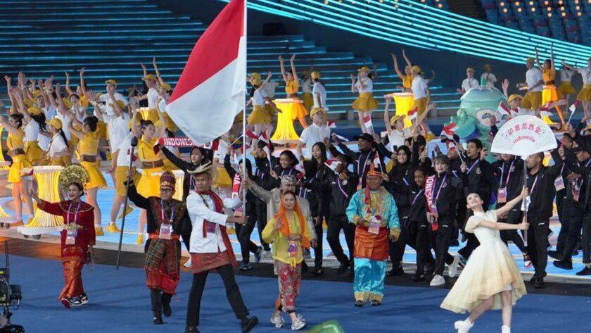 Keren! Bhineka Tunggal Ika Hiasi Opening Ceremony Asian Games 2022 Hangzhou - iMSPORT.TV