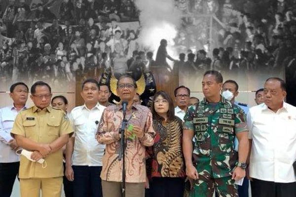 Mahfud MD Umumkan Anggota TGIP Fakta Tragedi Kanjuruhan - iMSPORT.TV