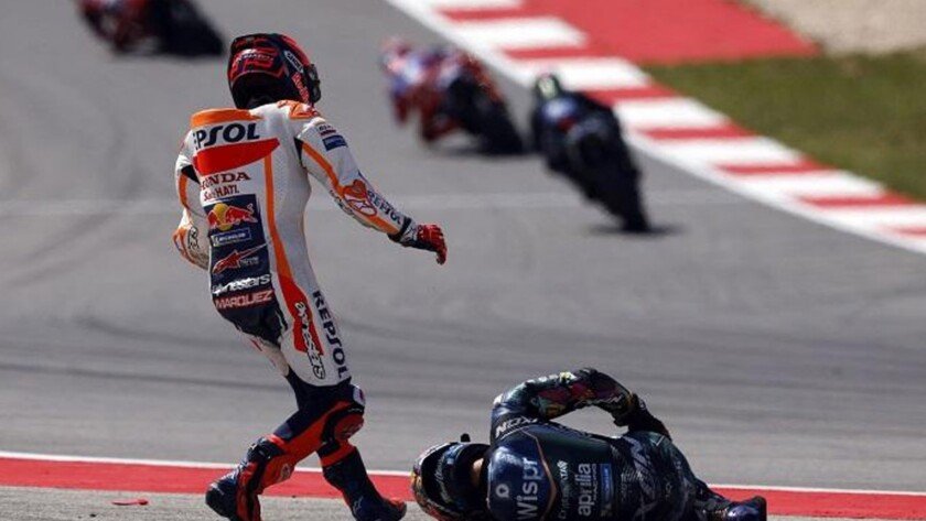 Miguel Oliveira Kecewa, Usai ditabrak Marc Marquez - iMSPORT.TV