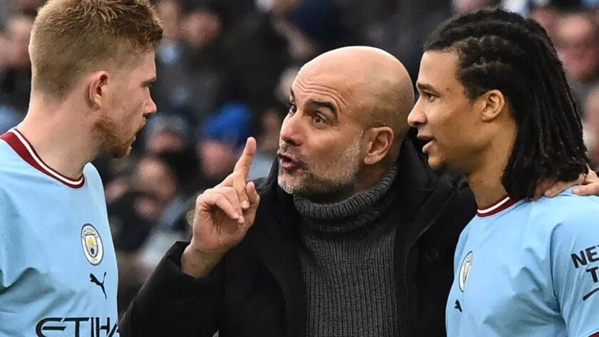 Pep Guardiola, Nathan Ake dan Kevin de Bruyne