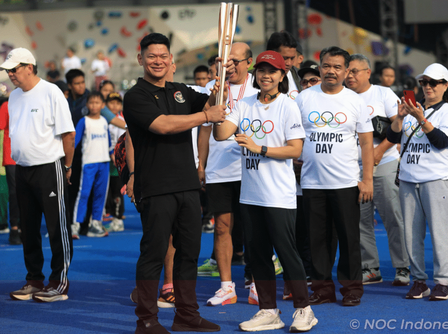 Olympic Day 2024 NOC Indonesia Gelar Fun Run - iMSPORT.TV