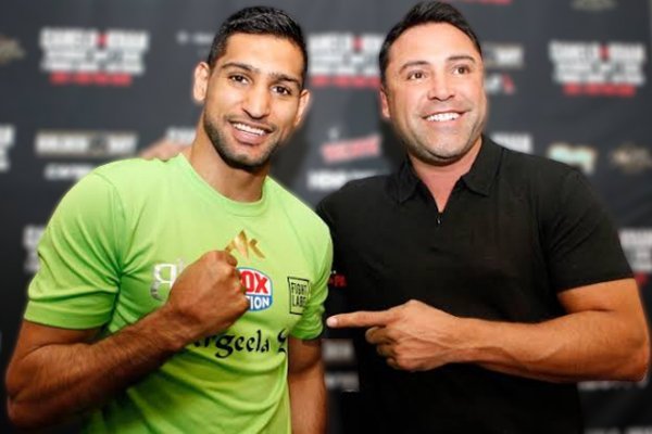 Oscar De La Hoya Ingin Naik Ring Lagi, Amir Khan Layangkan Tantangan - iMSPORT