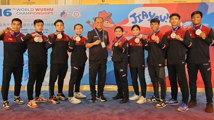 PB WI Bangga Timnas Wushu Indonesia Pertahankan Tradisi Medali di Kejuaraan Wushu Dunia 2023 AS - iMSPORT.TV