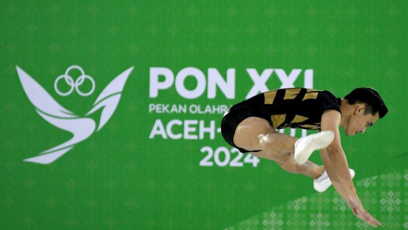 PON 2024 Aceh Sumut Raja Dwi Tambah Emas Jawa Timur, Lewat Senam Aerobik - iMSPORT.TV