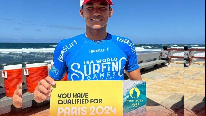 Peselancar Indonesia Rio Waida Lolos ke Olimpiade Paris 2024 - iMSPORT.TV