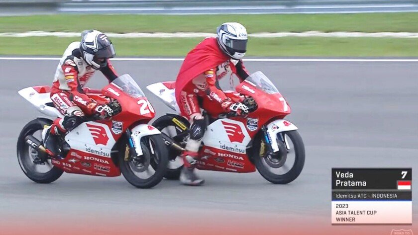 Sejarah! Veda Ega Pratama Jadi Pembalap Indonesia Pertama Juara IATC 2023 - iMSPORT.TV