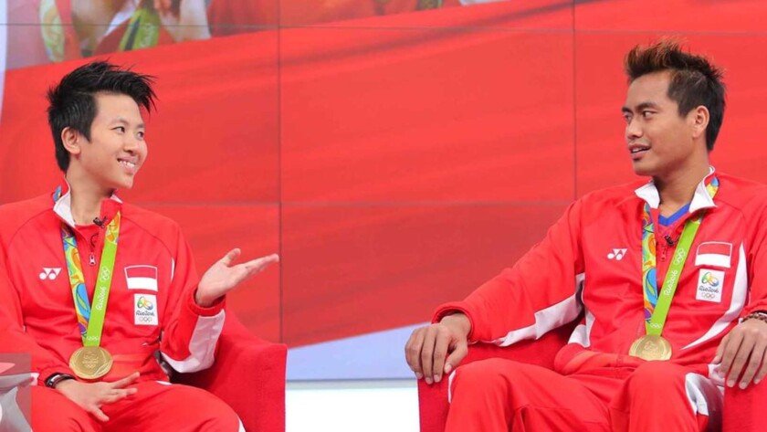 Tantowi Ahmad dan Liliyana Natsir Ingatkan Rinov Pitha Jelang Debut di Olimpiade