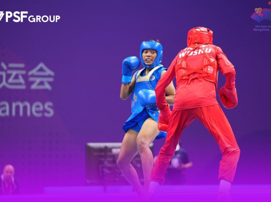 Tharisa Terhenti, Samuel Marbun Hadapi Atlet Iran di Final Sanda Asian Games 2022 - iMSPORT.TV