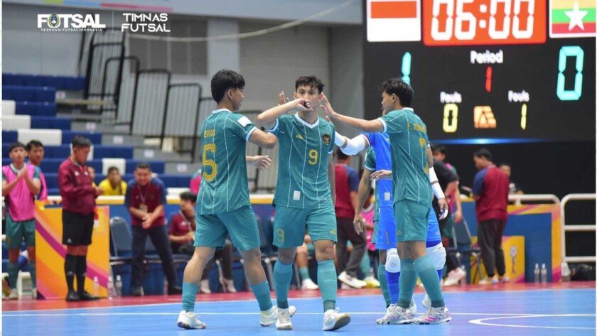 Timnas Futsal Indonesia Kunci Juara Grup Piala AFF Futsal 2024 - iMSPORT.TV