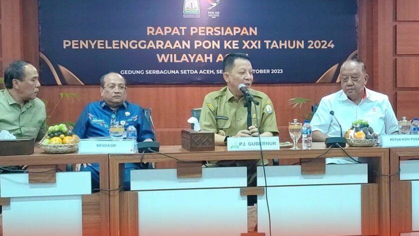 Tinjau Aceh, Ketum KONI Pusat Berharap Tidak Ada yang Ragu tentang Pelaksanaan PON ke-21 2024 - iMSPORT.TV