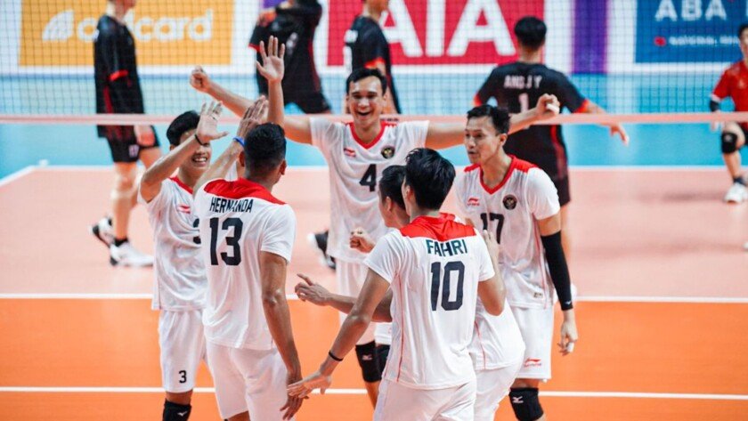 Voli Indoor Putra Indonesia - Photo by: NOC Indonesia