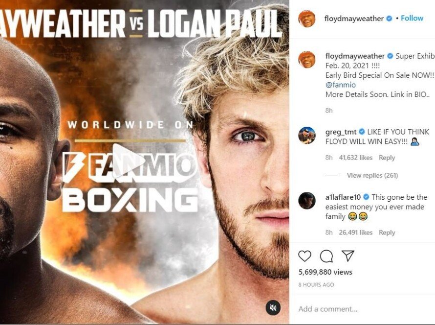 mayweather vs logan paul - iMSPORT.TV