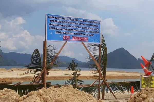 penghadangan Venue Dayung pon papua - iMSPORT