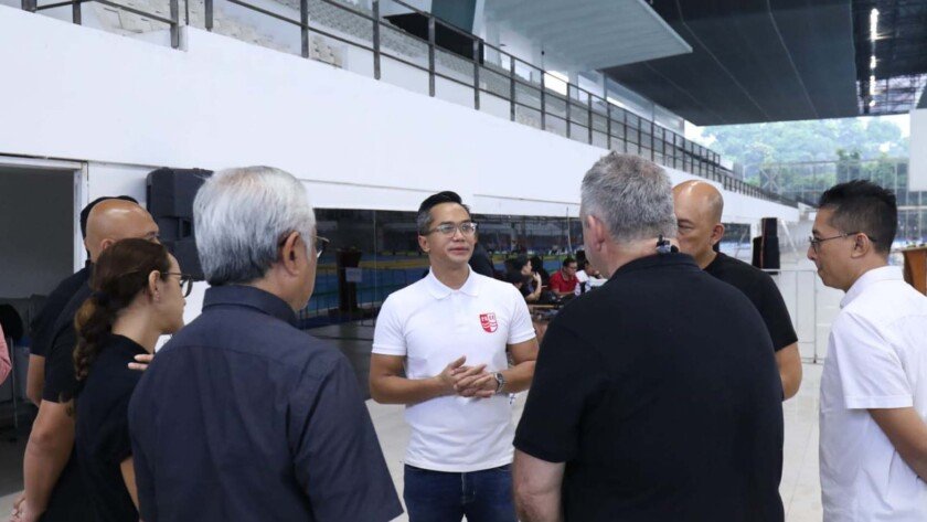 Anindya Bakrie mengunjungi Seleknas PRSI