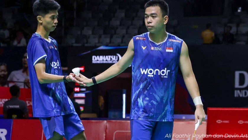 Indonesia Masters 2026 Faathir Devin Kalahkan Ganda Putra Prancis