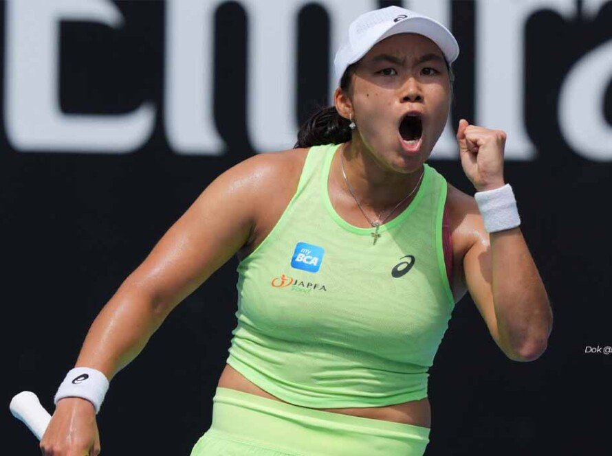 KEJUTAN DI DUBAI Janice Tjen Tumbangkan Leylah Fernandez, Buktikan Kualitas Kelas Dunia!