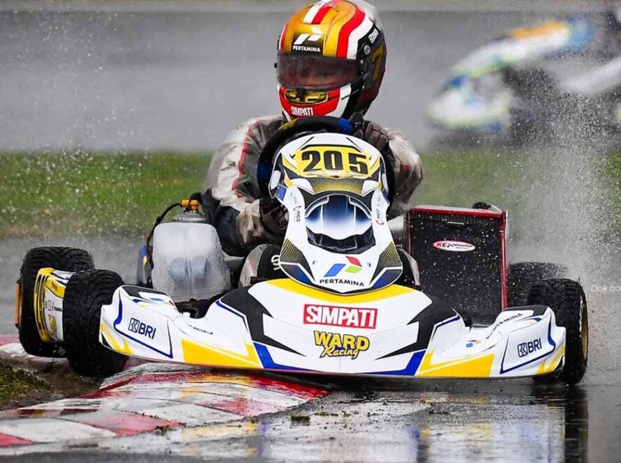 WSK Super Master Qarrar Tembus 10 Besar di South Garda Karting, Italia