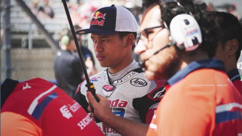 Moto3 Veda Ega Pratama masuk 10 besar di FP2 - iMSPORT.TV