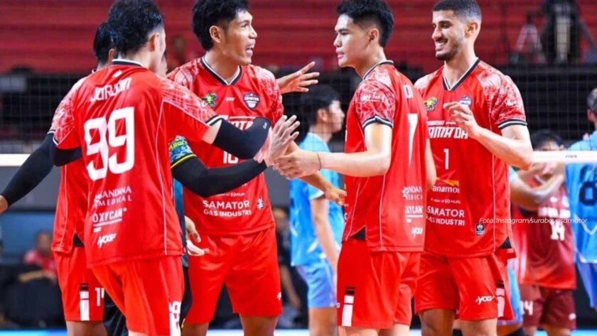 Proliga 2026 Surabaya Samator Berada di posisi ketiga