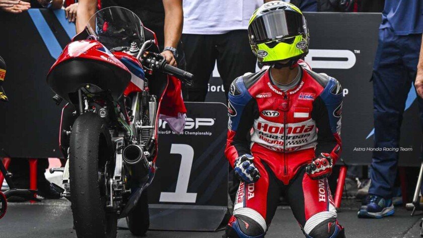 Start Posisi 17, Kiandra Ramadhipa Juara Red Bull Rookies Cup 2026 Jerez - IMSPORT.TV