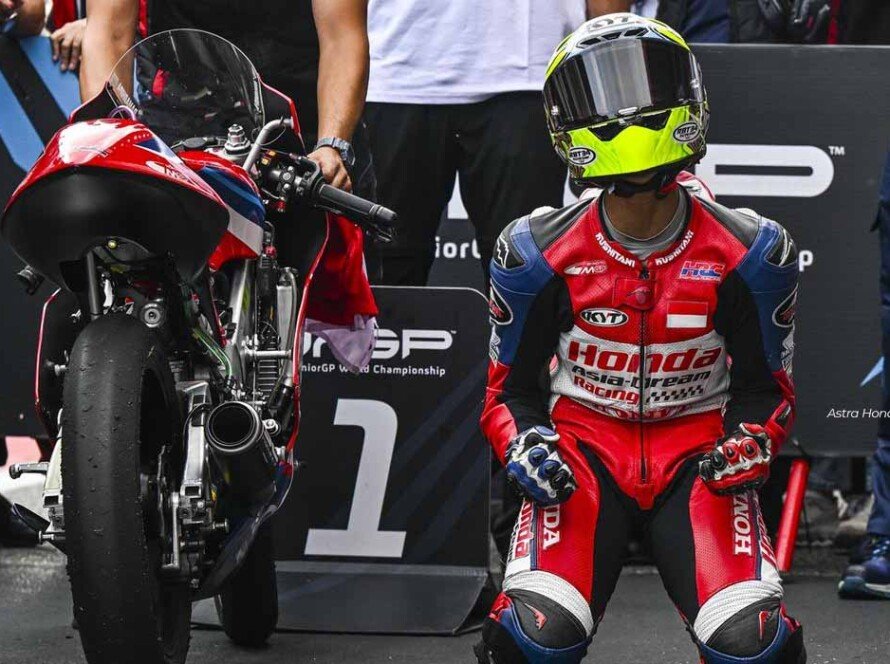 Start Posisi 17, Kiandra Ramadhipa Juara Red Bull Rookies Cup 2026 Jerez - IMSPORT.TV