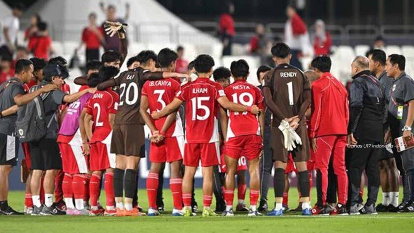 Piala Asia U17 2026 Timnas Indonesia Takluk dari Qatar, Posisi Merah Putih Merosot - iMSPORT.TV