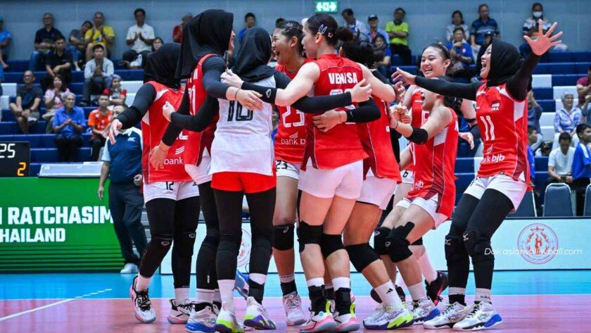 AVC U-18 Tim Voli Putri Indonesia Petik Kemenangan Perdana - iMSPORT.TV